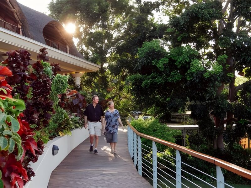 Elevated garden pathways