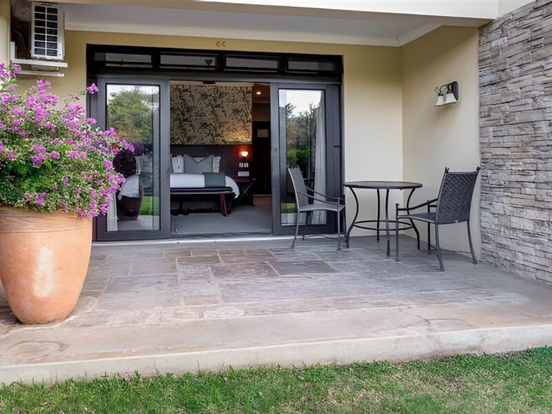 Ground floor rooms garden access