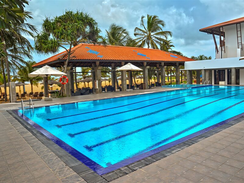 One of 2 pools