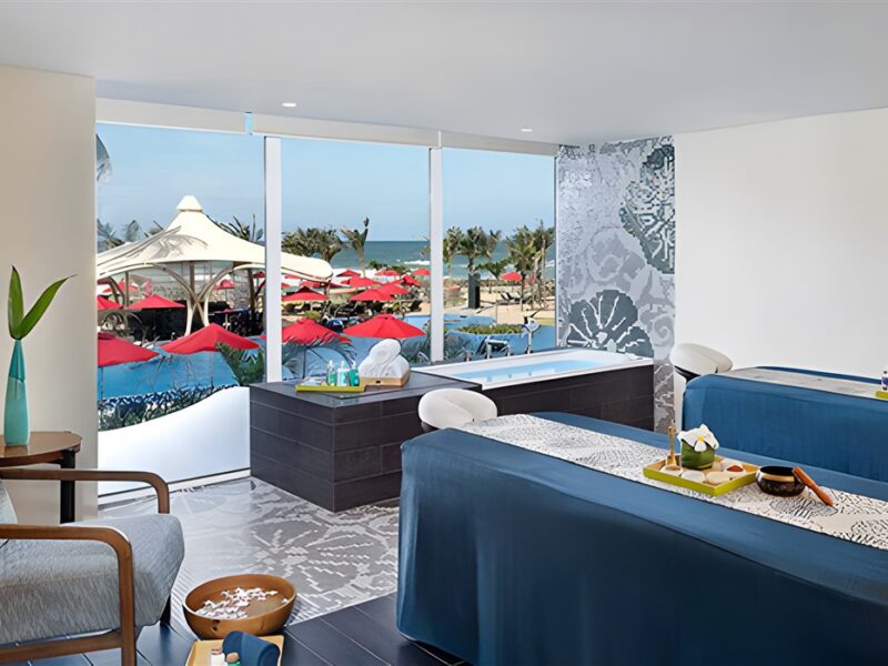 Spa treatment room