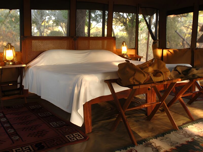 Tent interior