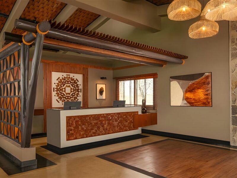 Reception desk
