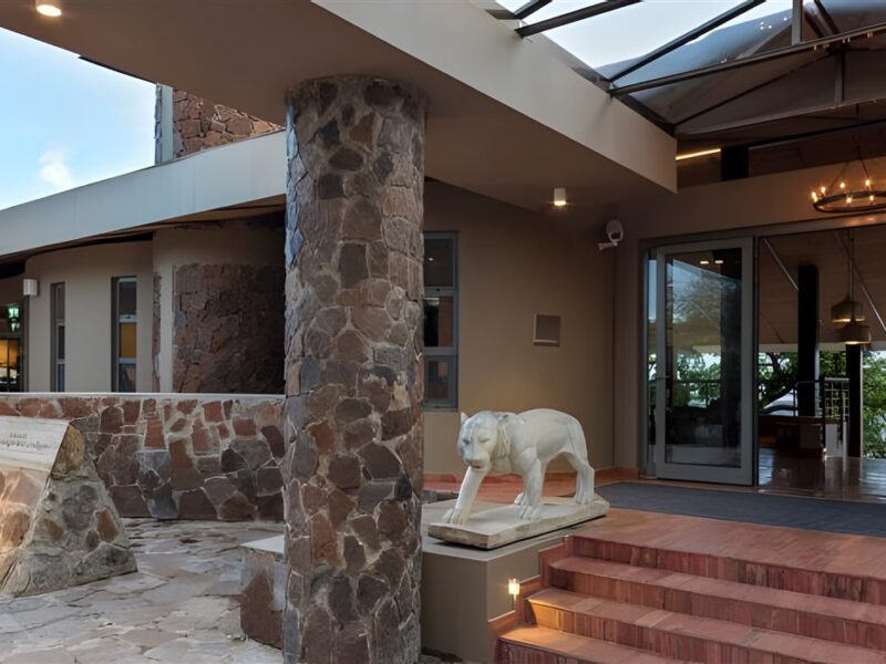 The Lodge Entrance