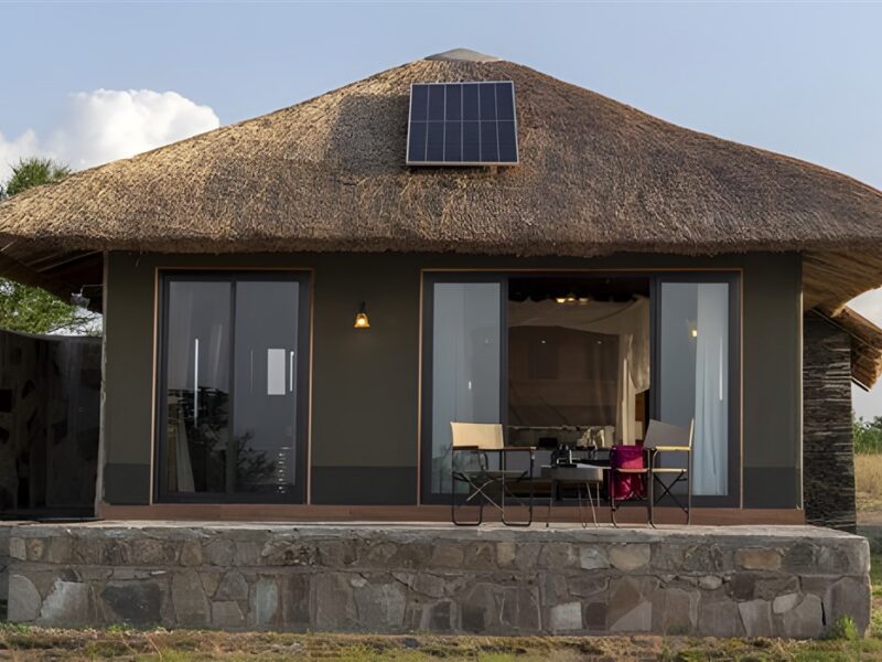 Exterior view of lodge