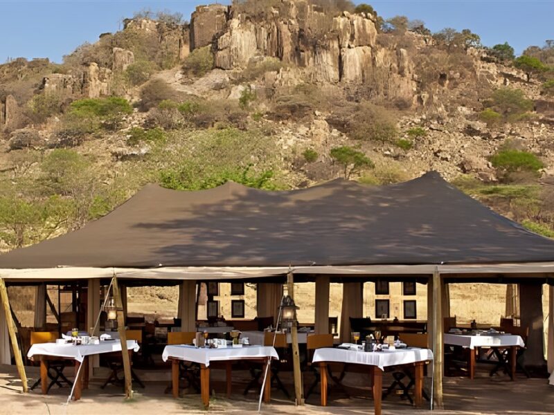 Dining tent