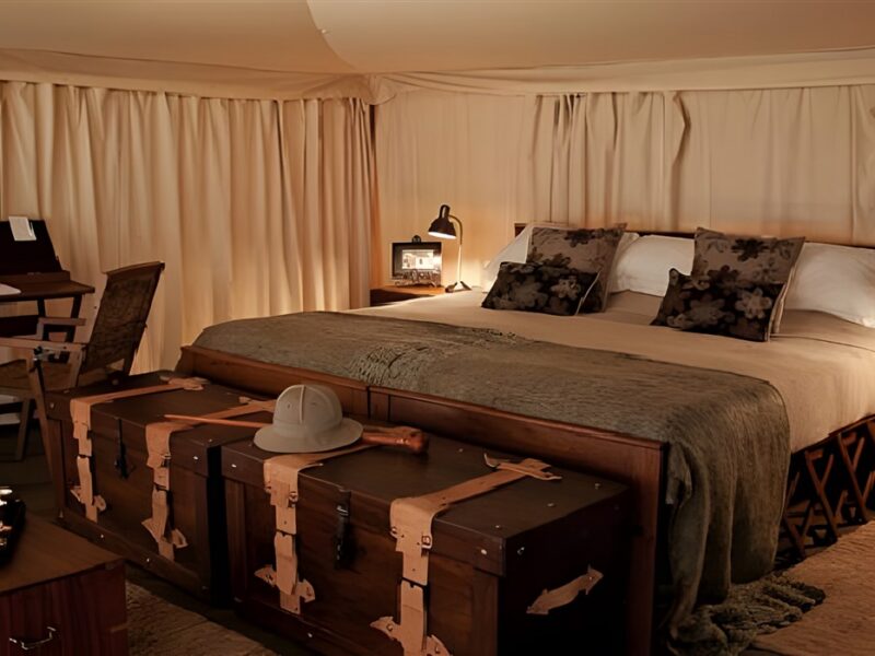 Tent interior