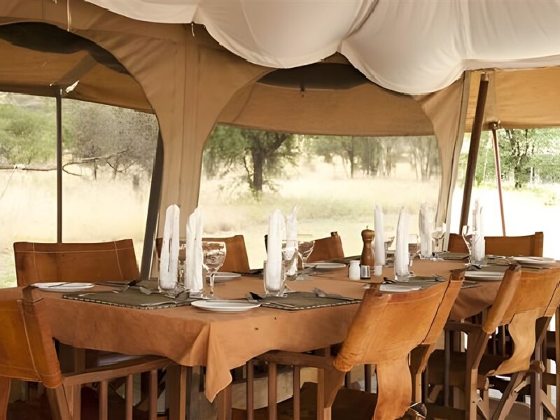 Dining tent