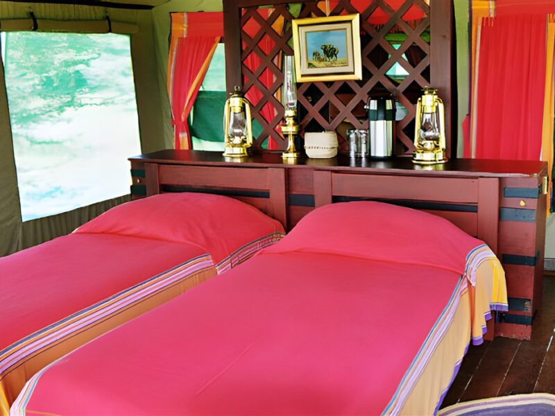 Tent interior