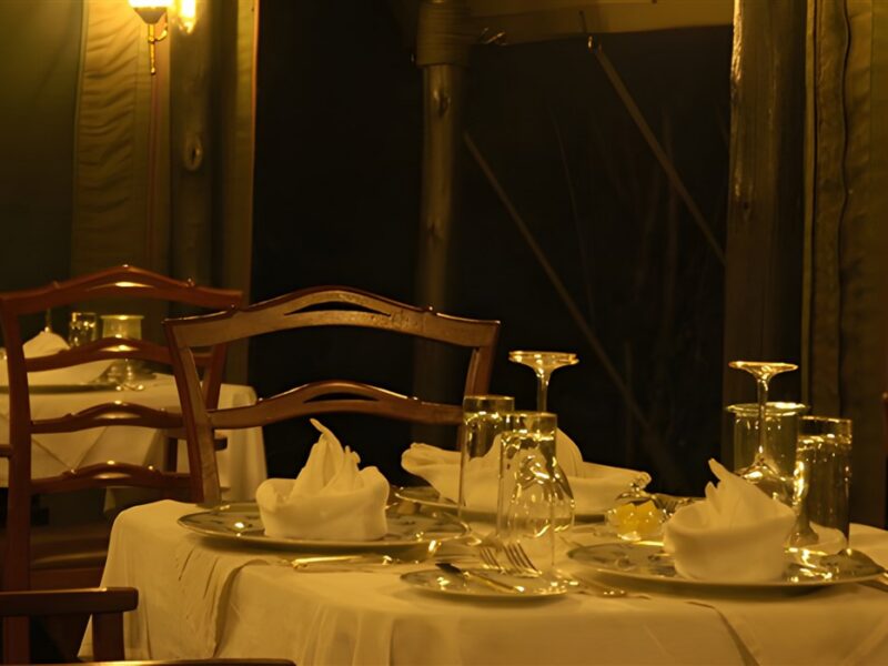Dining tent