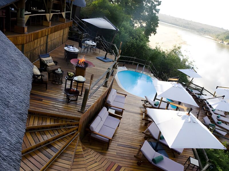 Deck and pool