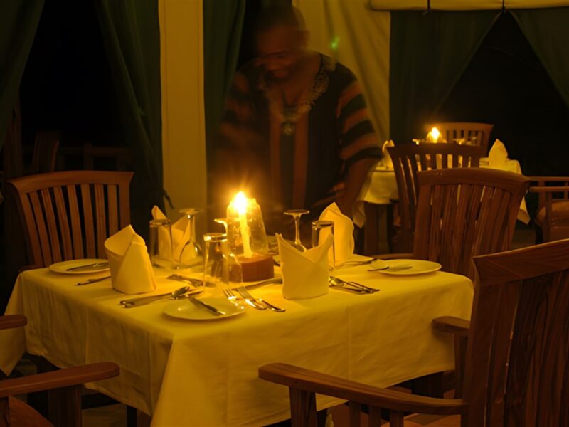 Dining tent