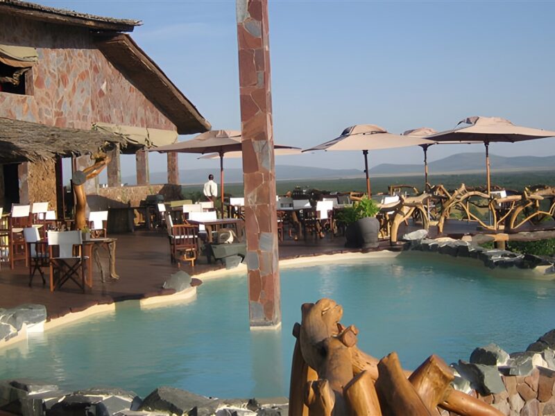 Deck and pool