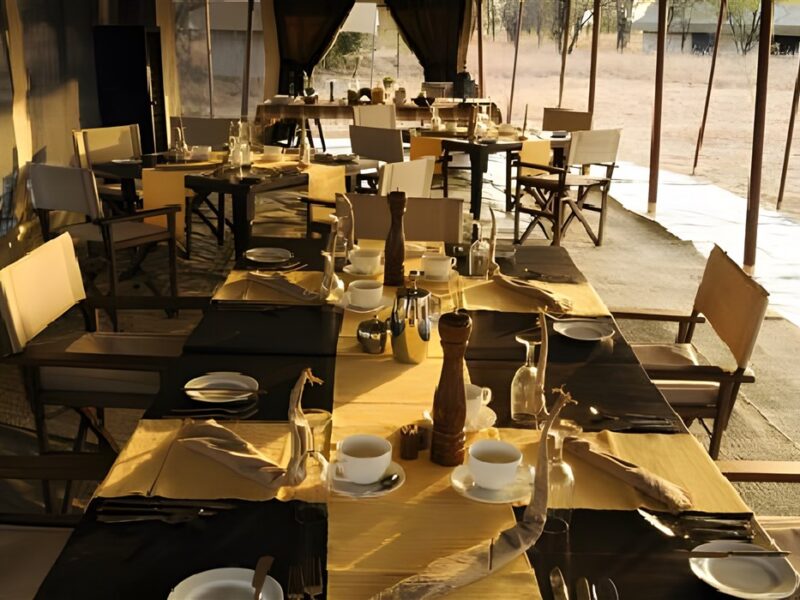 Dining tent