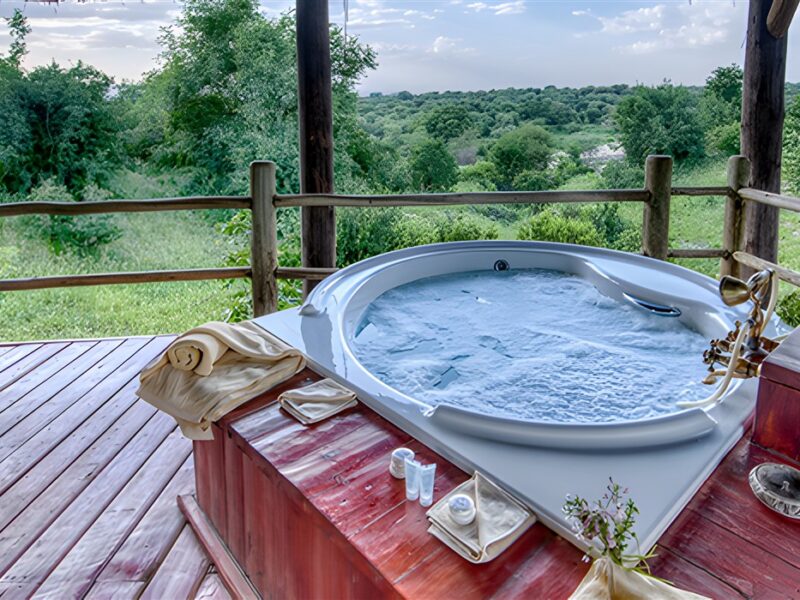 Luxury Safari Tent Deck