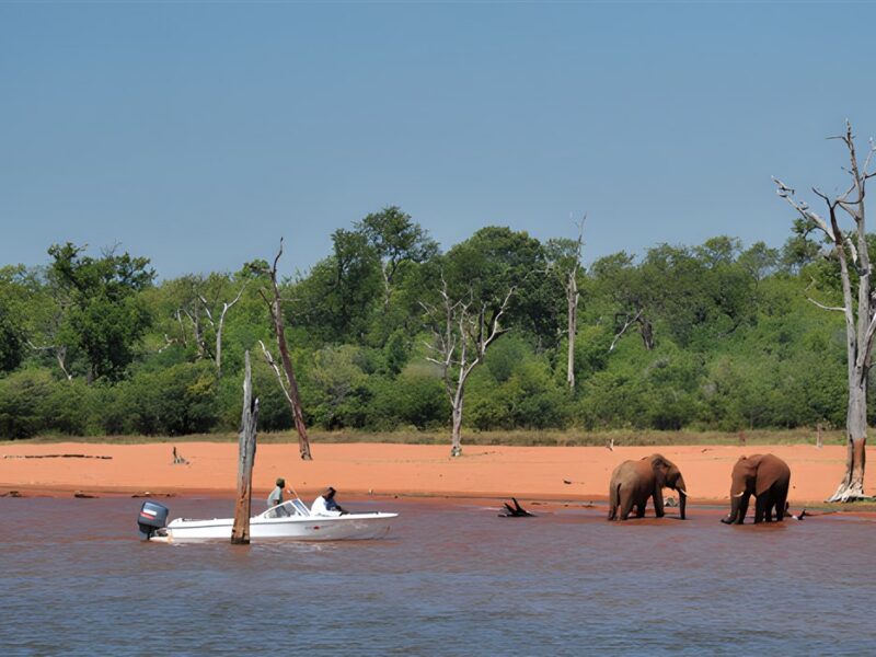 Boat ride on the lake
