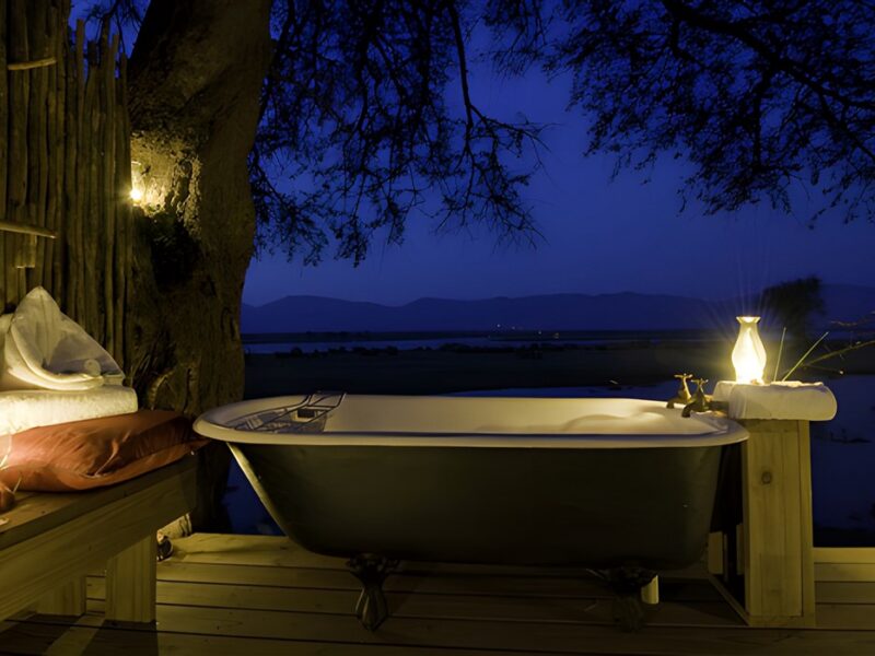 Bath with a view