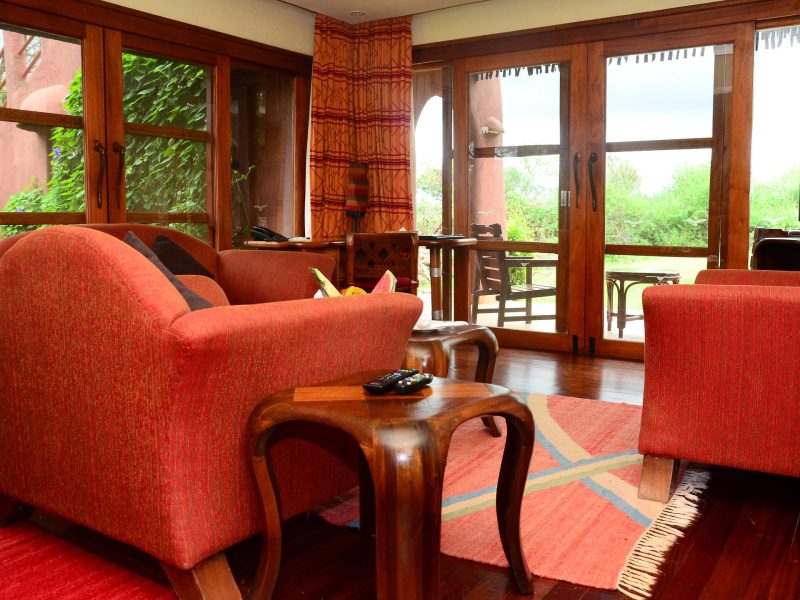 Lounge at Amboseli Serena Safari Lodge