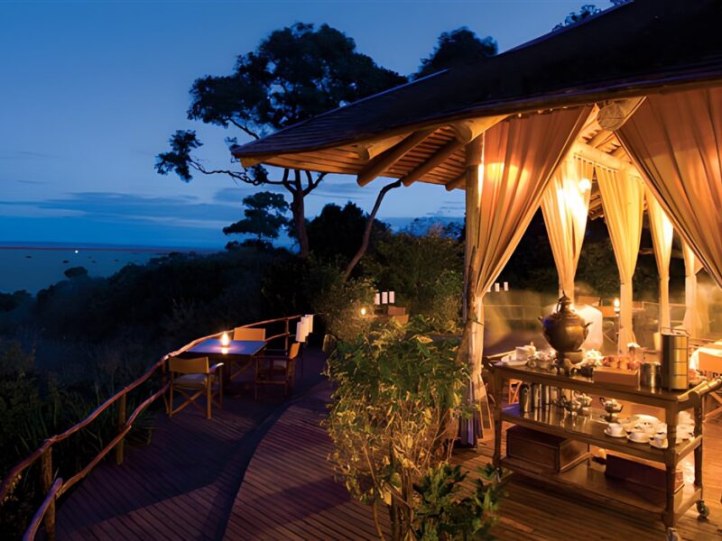 Cosy seating area with  view