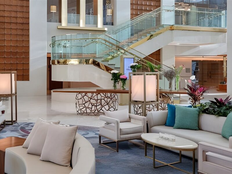 Lobby lounge area