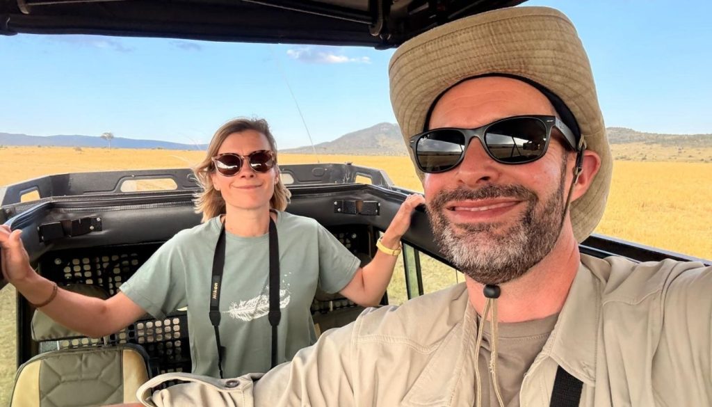 On safari in Kenya